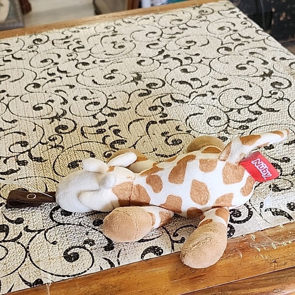Keen Brown and White Giraffe Plush